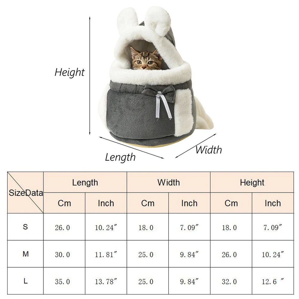 Winter Warm Pet Carrier Backpack