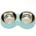 Dual Stainless Steel Pet Bowl
