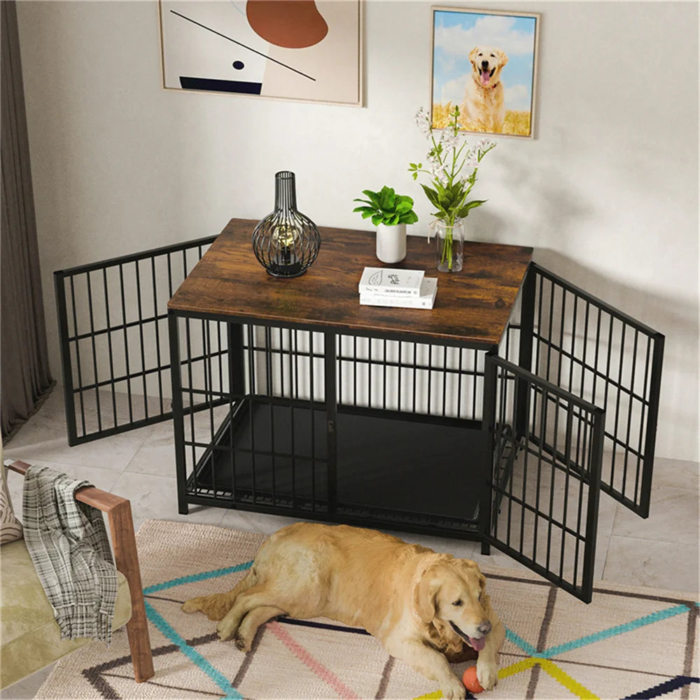 Luxury Wooden Dog Crate Furniture