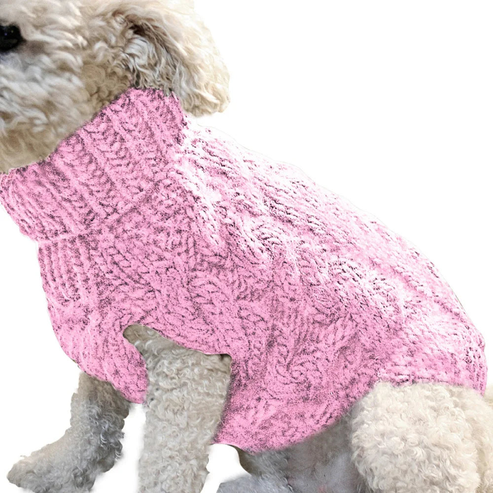 Winter Knitted Dog Sweater