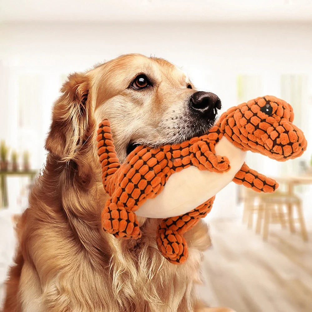 Plush Dinosaur Toy for Dogs and Cats