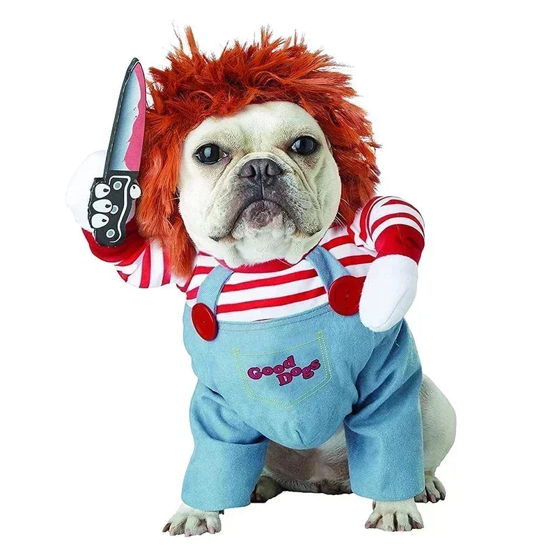 Scary Deadly Doll Dog Costume