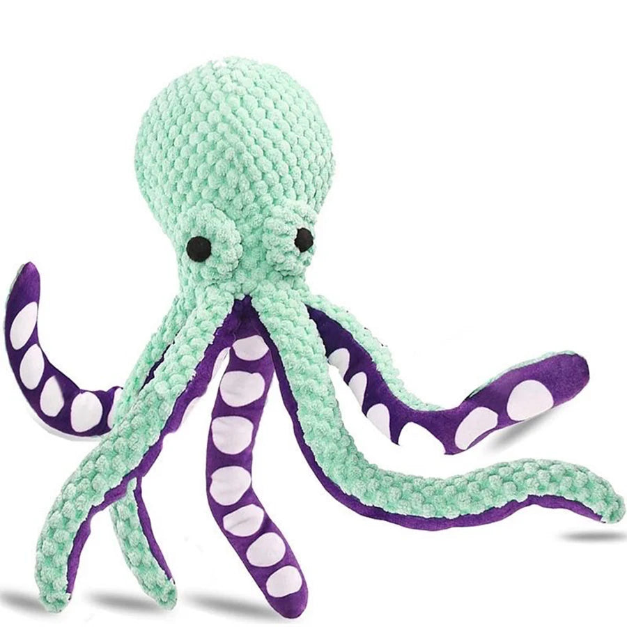 Octopus Plush Dog Toy