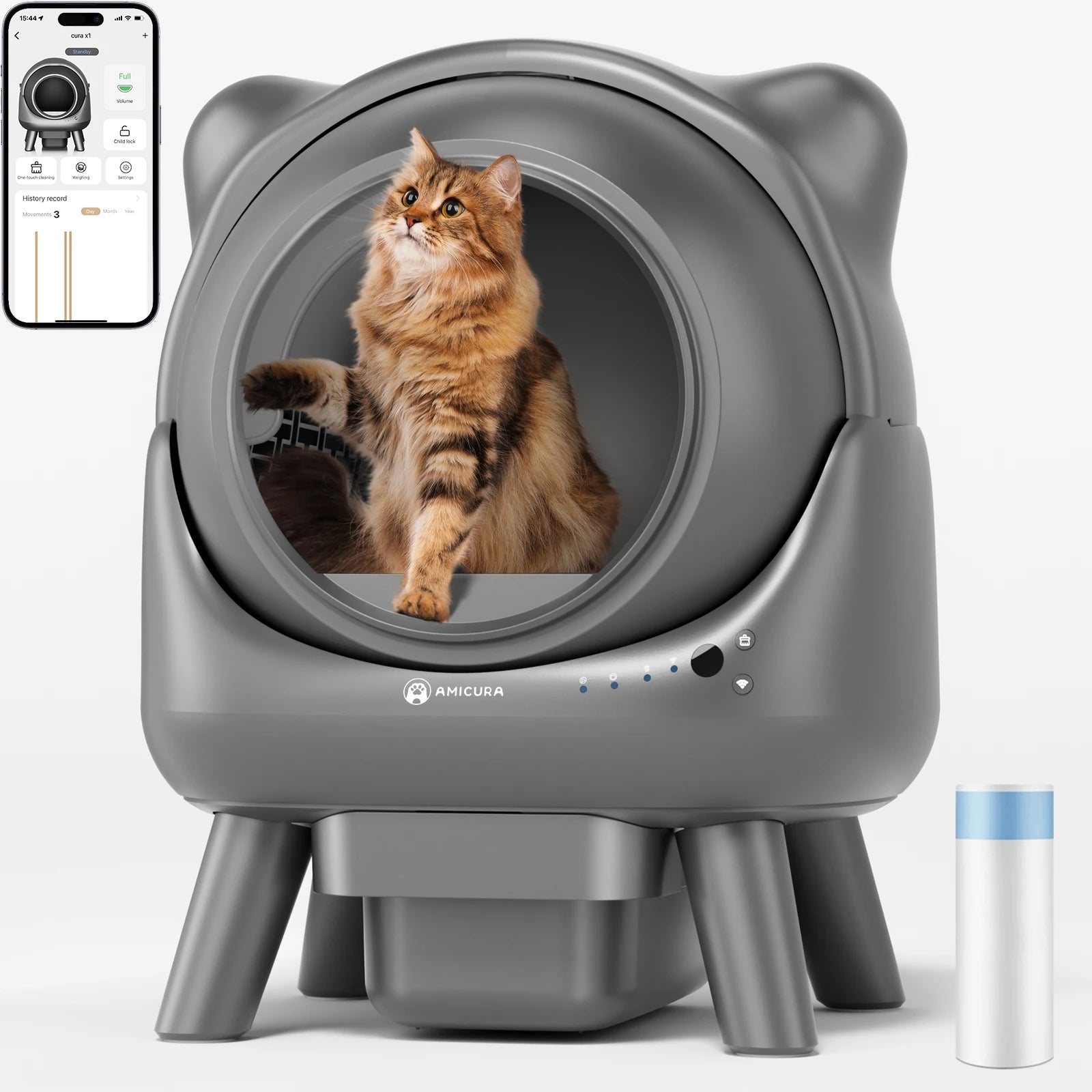Automatic Self-Cleaning Cat Litter Box