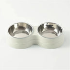 Dual Stainless Steel Pet Bowl