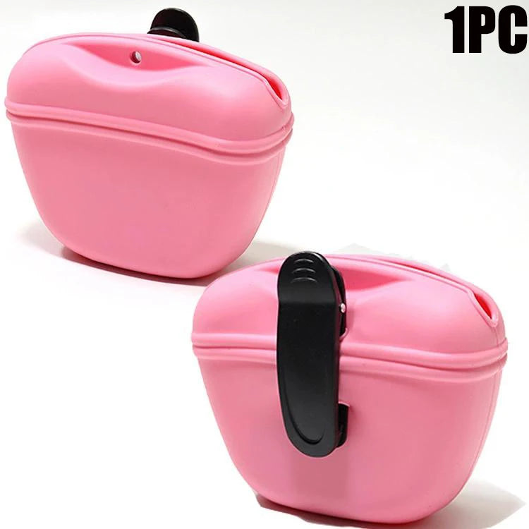Portable Silicone Pet Treat Bag