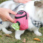 Multifunctional Dog Treat Pouch with Poop Bag Dispenser