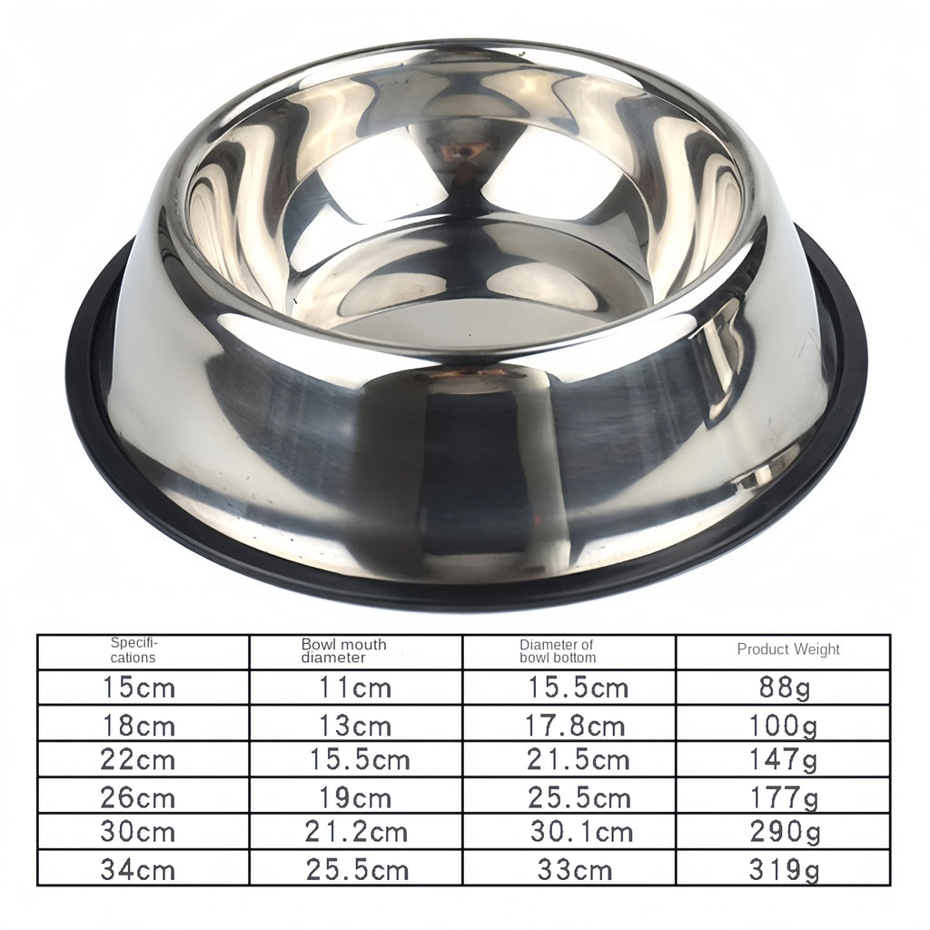 Stainless Steel Pet Feeding Bowl