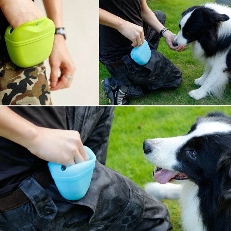 Portable Silicone Pet Treat Bag