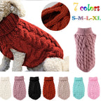 Winter Knitted Dog Sweater