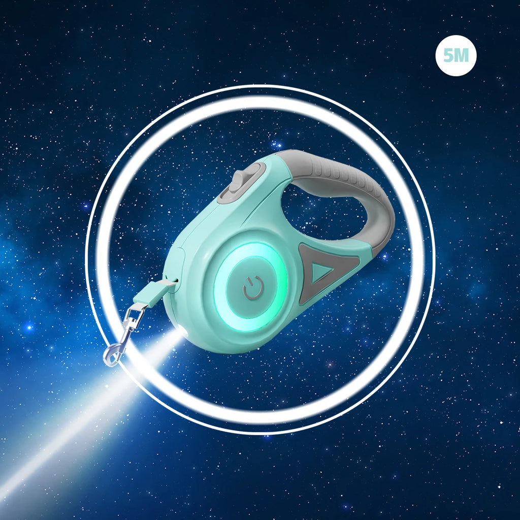 LED Retractable Pet Leash