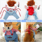 Scary Deadly Doll Dog Costume