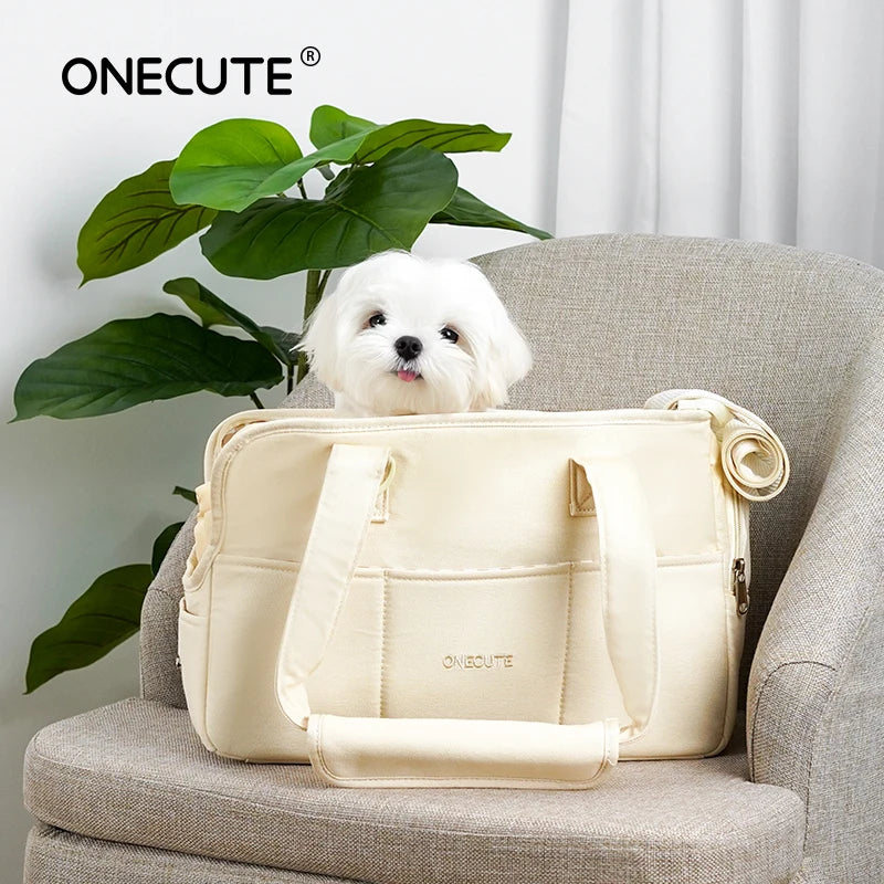 Cotton Pet Carrier Shoulder Bag