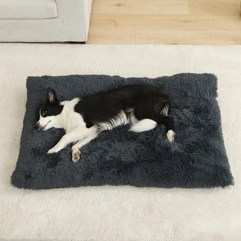 Soft Long Plush Pet Bed