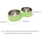 Dual Stainless Steel Pet Bowl